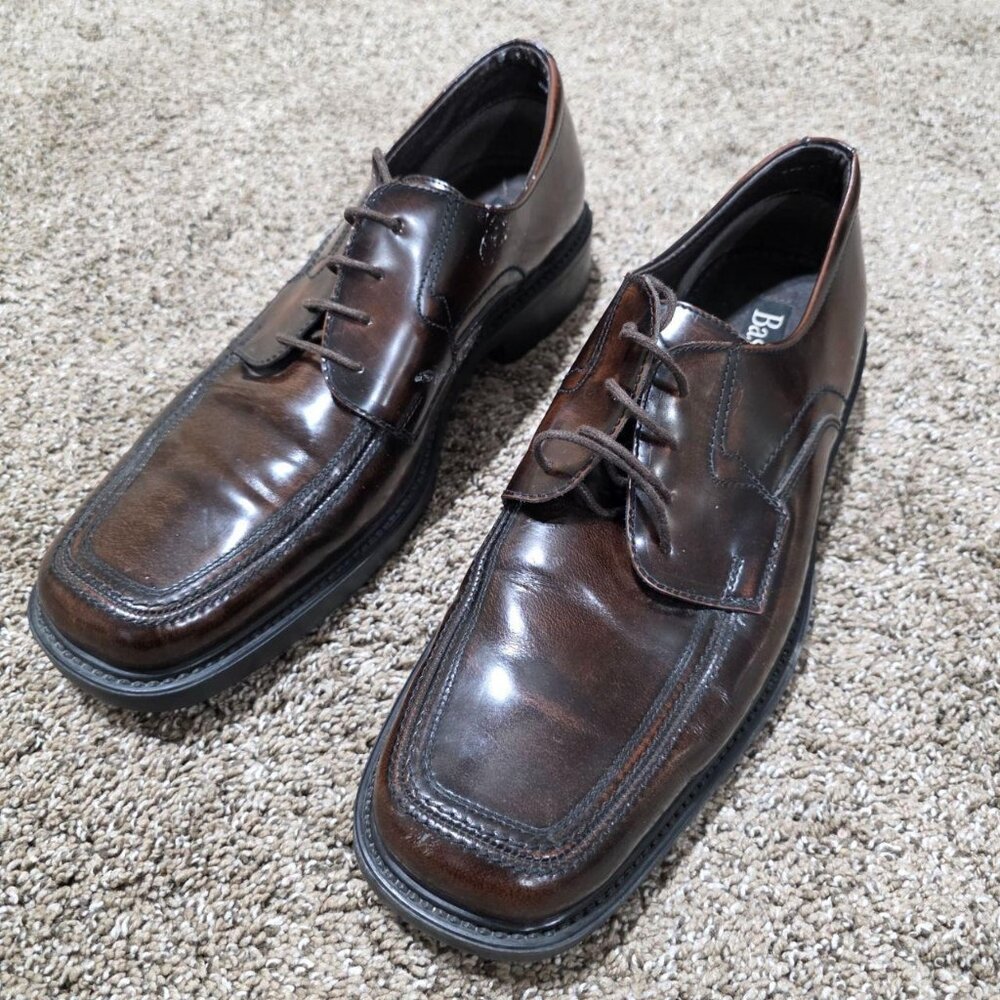 Bass Mens Leather Dress Shoes